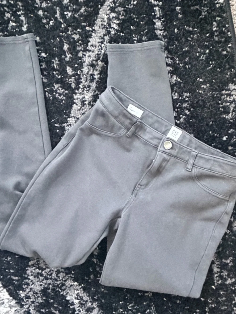 Gap Girls olive/gray  jeggings size 12